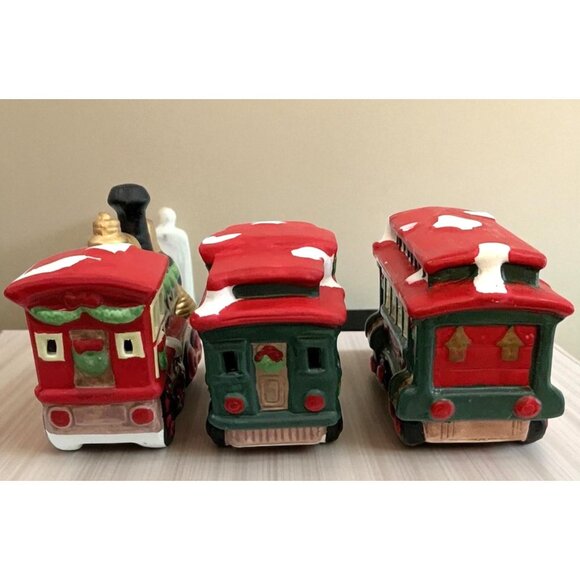 Holiday Trim 3pc. Porcelain Train Set - Picture 11 of 16